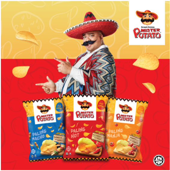 Mister Potato Chips Tomato (Pek Jumbo) 140g [1449]